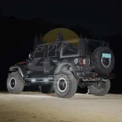 Progi stalowe z podświetleniem Jeep Wrangler JLU, 4xe